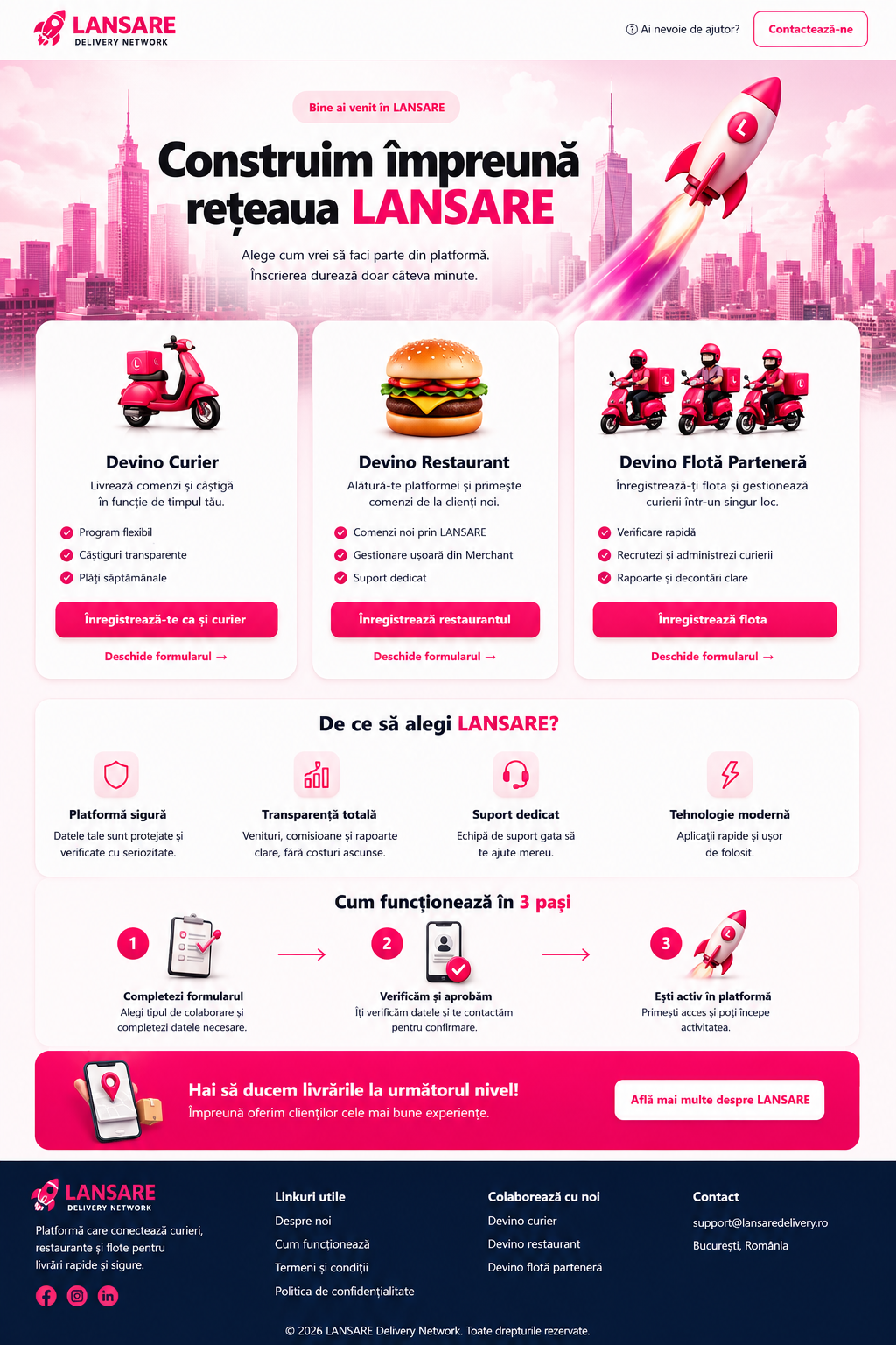 LANSARE Delivery Network